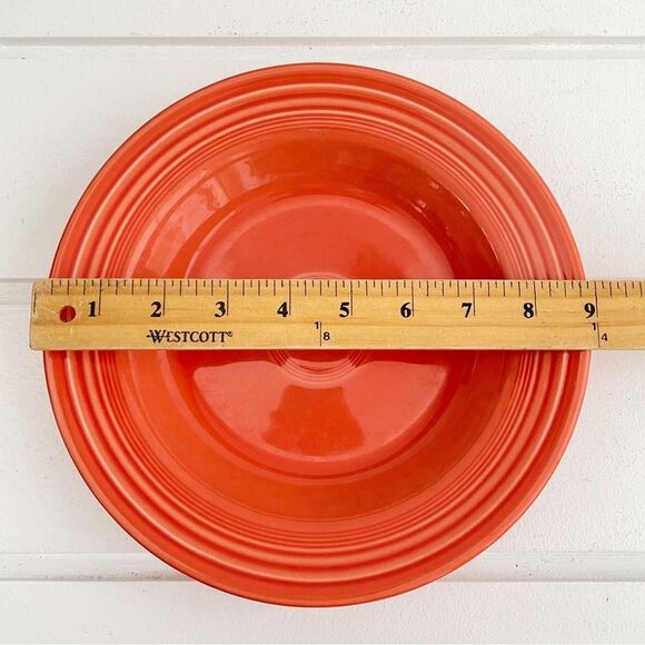 Fiesta Fiestaware Retired Persimmon Large Rim Soup Bowl - Picture 4 of 4